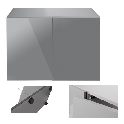Aquael GLOSSY 80x35x72cm Szafka Pod Akwarium ZD80 Szara