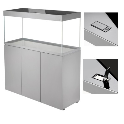 AQUAEL OPTI SET SZARY 240L Zestaw akwarium LED + SZAFKA