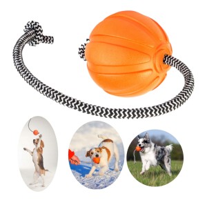 PitchDog Liker 7 Cord Zabawka Piłka na Sznurku dla Psów Średnich Ras 7cm 6296