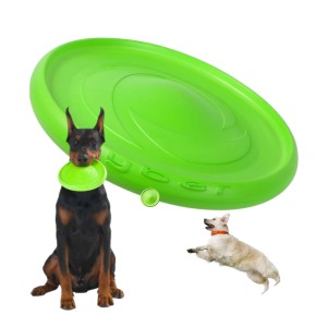 Flyber Frisbee Dwustronny Latający Spodek dla Psa Zabawka Treningowa  22cm Zielona 62175