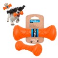 PitchDog Zabawka dla Psa Hantel Sztanga Pomarańczowa 19x7cm