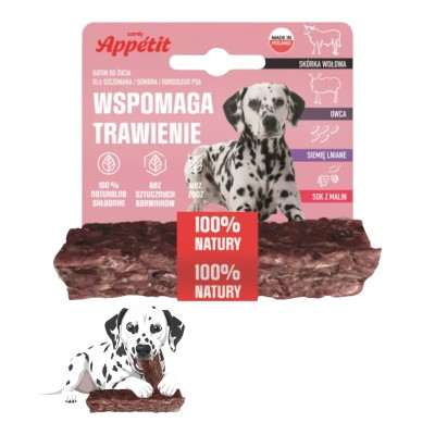 Comfy Apetit Gryzak Przysmak dla Psa Baton Trawienie Owca 12cm 40g