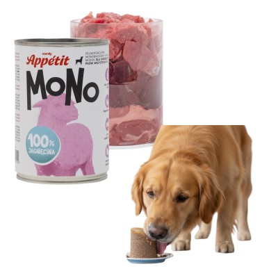 Comfy Apetit Monobiałkowa Karma Mokra dla Psa Jagnięcina 400g