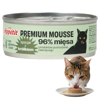 Comfy Premium Mousse Karma Mokra dla Kota z Królikiem 85g