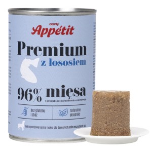 Comfy Appetit Premium Smakowita Karma Mokra dla Psa z Łososiem 400g