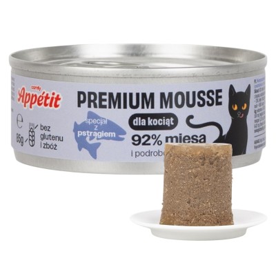 Comfy Premium Mousse Karma Mokra dla Kociąt z Pstrągiem 85g