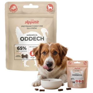 Comfy Przysmak Funkcyjny Smaczki Treserki dla Psa Indyk i Dziczyzna 65% Mięsa ZDROWY ODDECH 70g