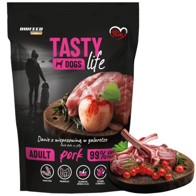 Tasty Dogs Life Mokra Karma Dla Psów Wieprz 500g