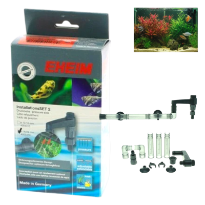 Eheim InstallationSET 2 Wylot Wyjście Deszczwnica Deszczownia Składana Do Filtra 16/22mm 4005310