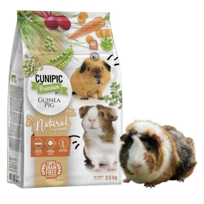 Cunipic Premium Guinea Pig Karma Pokarm dla Świnek Morskich Kawii 2,5kg