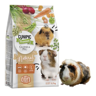 Cunipic Premium Guinea Pig Karma Pokarm dla Świnek Morskich Kawii 700g