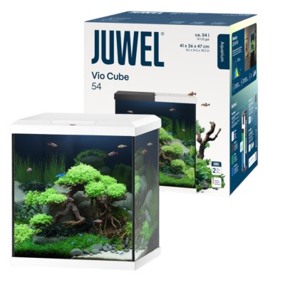 Juwel Vio Akwarium Zestaw Cube 54L Białe 41×36×47cm