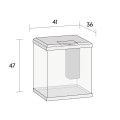 Juwel Vio Akwarium Zestaw Cube 54L Czarne 41×36×47cm
