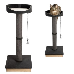 Ecomfy Wysoki Drapak dla Kota Tower Drzewko 120cm Szary