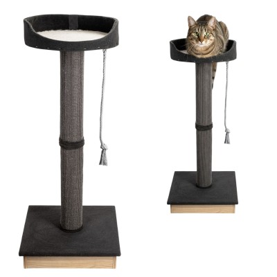 Ecomfy Wysoki Drapak dla Kota Tower Drzewko 120cm Szary