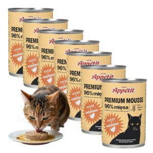 Comfy Premium Mousse Karma Mokra dla Kota z Indykiem ZESTAW 6x400g