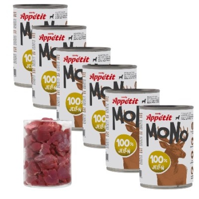 Comfy Appetit Monobiałkowa Karma Mokra dla Psa Jeleń ZESTAW 6x400g