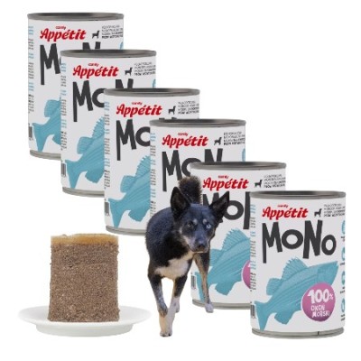 Comfy Appetit Monobiałkowa Karma Mokra dla Psa Okoń Morski ZESTAW 6x400g