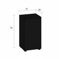 Juwel Zestaw Vio Cube 54 Czarny Akwarium 41×36x73cm + Szafka KOMPLET