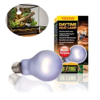 EXO TERRA DAYTIME HEAT LAMP 150W OKRĄGŁA ŻARÓWKA DZIENNA DO TERRARIUM PT2114