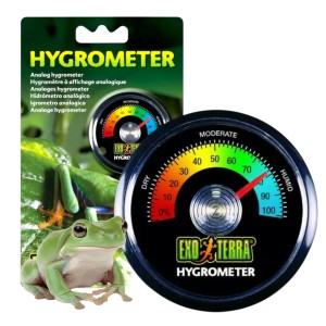 Exo Terra HIGROMETR Okrągły Precyzyjny Hydrometr do Terrarium Dokładny Analogowy 5cm
