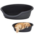 MP Bergamo Tino 95 Legowisko dla Psa Plastikowy Kosz Wytłoczka 95x70x29cm Czarne