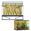 Exo Terra Terrarium Szklane 90x45x60cm z Tłem strukturalnym