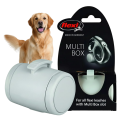 FLEXI Multi Box Pojemnik Etui na Smaczki Woreczki Akcesoria dla Psa do Smyczy Automatycznych Flexi Szary
