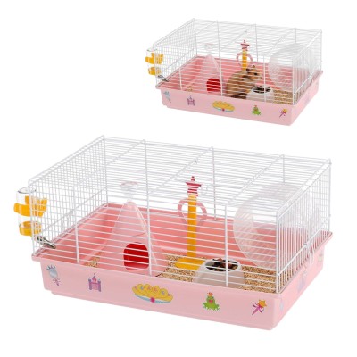 FERPLAST CRICETI 9 PRINCESS Klatka Dla Chomika Myszki KSIĘŻNICZKA dla Dziewczynki 46x29,5x23cm