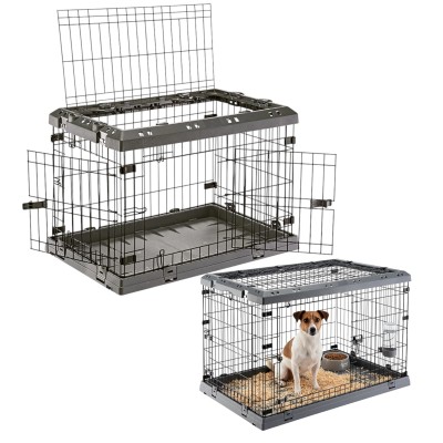 Ferplast Superior 75 Składana Kompaktowa Klatka Kennelowa dla Psa 77x51x55cm