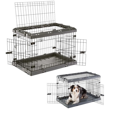 Ferplast Superior 90 Składana Kompaktowa Klatka Kennelowa dla Psa 92x58,5x62,5cm
