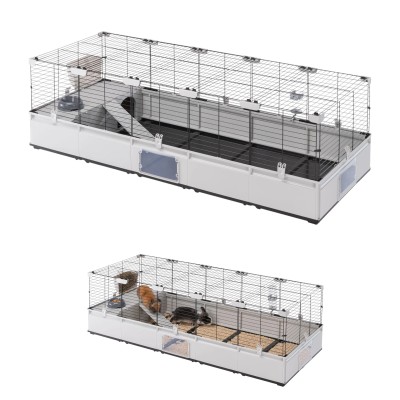FERPLAST MODULAR 4 Klatka Modułowa dla Królików i Świnek Morskich Cavii 179x72x56cm