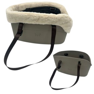 Ferplast With Me Winter Transporter dla Zwierząt TORBA Psa Kota Królika 21,5x43,5x27cm z OCIEPLACZEM Brąz