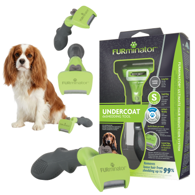 FURminator Undercoat deShedding Tool Usuwa Podszerstek u DŁUGOWŁOSYCH Psów Małych Ras FUR141037