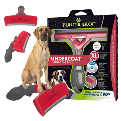 FURminator Undercoat deShedding Tool Usuwa Podszerstek u KRÓTKOWŁOSYCH Psów Olbrzymich Ras