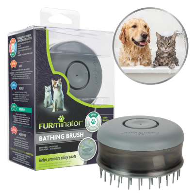 FURminator Bathing Brush Szczotka do Kąpieli dla Psów i Kotów