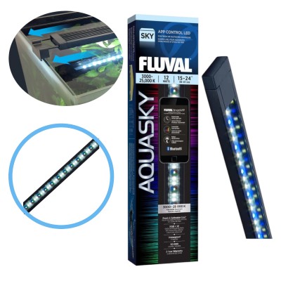 Fluval Belka Oświetleniowa Aquasky 2.0 Bluetooth 21W 75-105cm