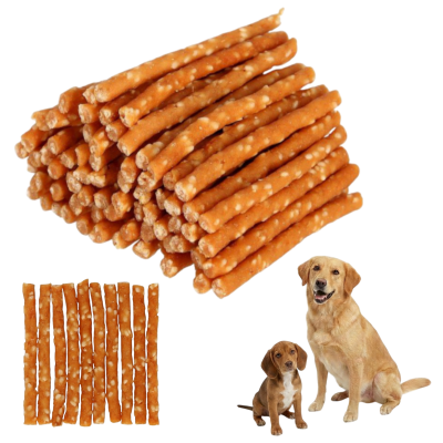 Rice Sticks Miękkie Smaczki dla Psa Patyczki z Kurczakiem i Ryżem 500g