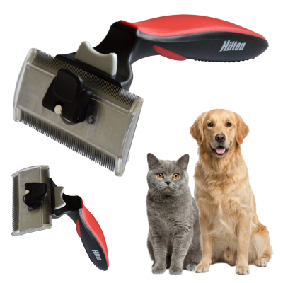 SZCZOTKA Grzebień Duo Trymer dla psa kota 2 ostrza