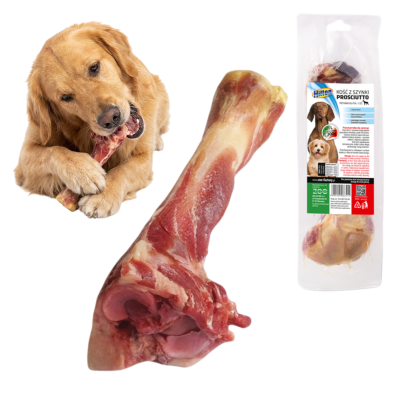 HILTON Naturalny Gryzak Psa Duża Kość Prosciutto