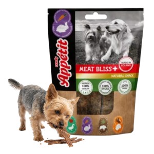 Comfy Appetit Meat Bliss Królik 100G Mięsne Paski Naturalny Przysmak