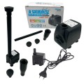 Pompa Do Oczka Fontanny HSB-650 600 L/H 10W h - 1,2m + KOMPLET DYSZ FONTANNOWYCH