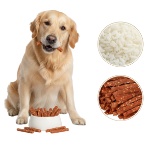 Rice Sticks Miękkie Smaczki dla Psa Patyczki z Kaczką i Ryżem 500g