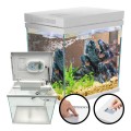 Akwarium HEJ-300 12L Zestaw z Filtrem i Lampą LED 30x20x29,5 cm Białe