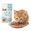 OptiMeal Kitten Saszetka Karma Mokra dla Kociąt Kurczak 85g