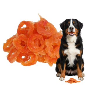 Duck Ring Miękkie Smaczki dla Psa Krążki z Kaczki 500g