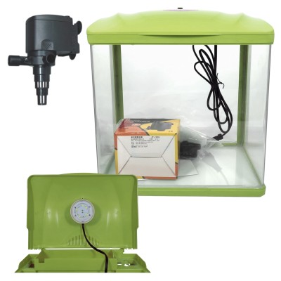 Akwarium HR-300 14L z filtrem i Lampą LED Zielone
