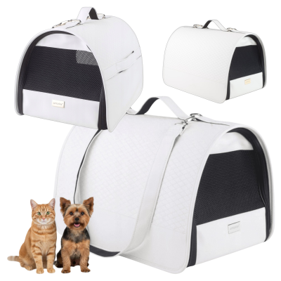 Amiplay Transporter dla Zwierząt TORBA New York Transportowa dla Psa Kota M 42x26x26cm Biała