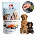 PETNER Wysokomięsna Karma Mokra RYBY Z JEŻYNAMI 95,5% Mięsa 470g
