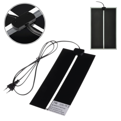 Mata Grzejna Grzewcza do Terrarium 7 W 28x15 cm